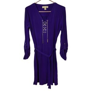Michael Kors purple shirt dress size M​